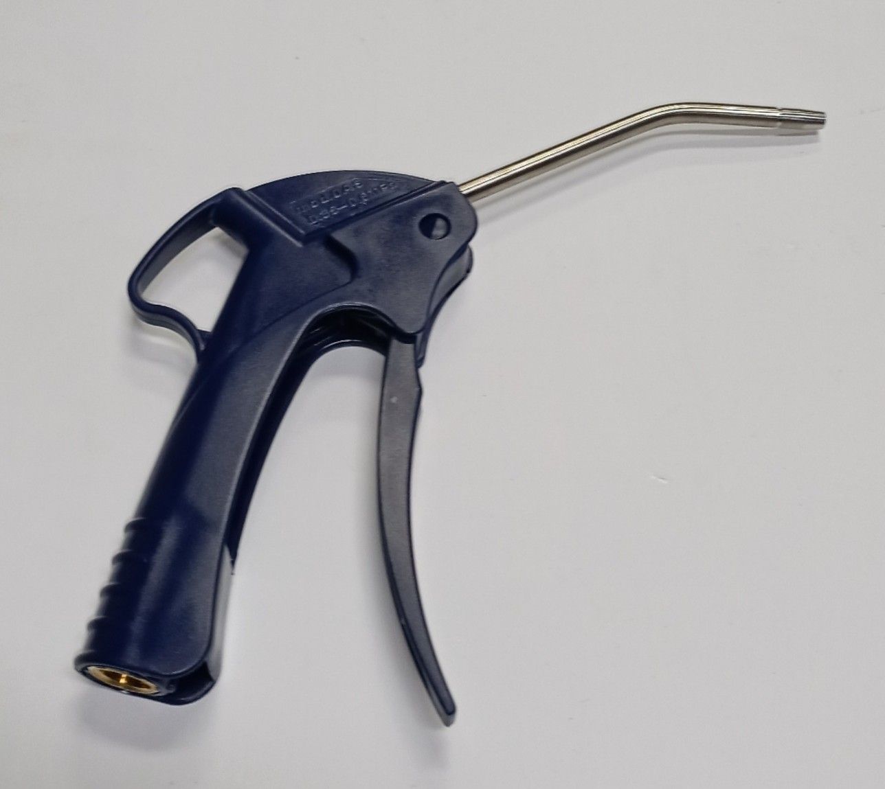 Pistola per soffiaggio canna curva corpo plastica filetto ottone