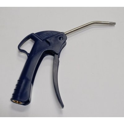 Pistola per soffiaggio canna curva corpo plastica filetto ottone