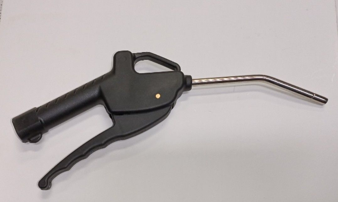 Pistola soffiaggio aria canna curva con regolazione progressiva filetto 1/4'