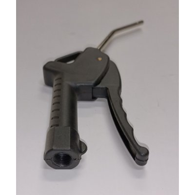 Pistola soffiaggio aria canna curva con regolazione progressiva filetto 1/4'