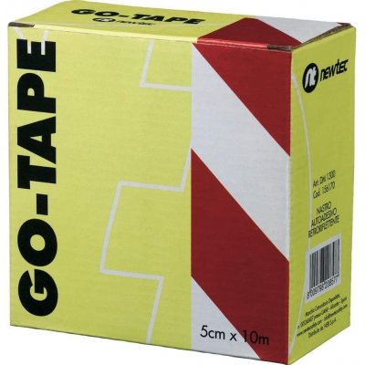 Nastro retroriflettente adesivo bianco/rosso mm 50 x mt 10 DM 7209