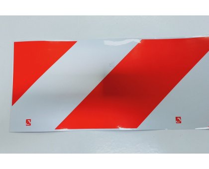 Nastro retroriflettente adesivo bianco/rosso cm 150 x 20 DM 7209