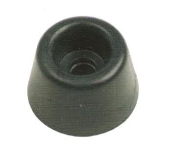 Paracolpo mm 19 x 13 troncoconico in PVC con foro centrale