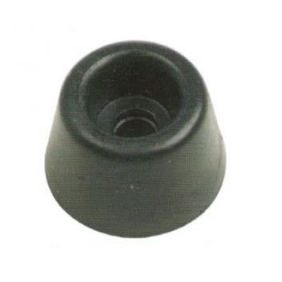 Paracolpo mm 19 x 13 troncoconico in PVC con foro centrale