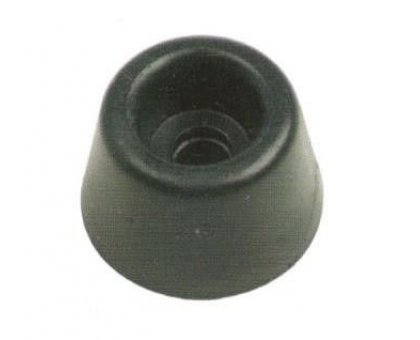 Paracolpo mm 19 x 13 troncoconico in PVC con foro centrale