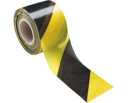 Nastro segnaletico Giallo/Nero 200 Mt H.Mm. 70