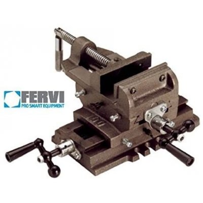 Morsa a croce larghezza ganasce mm 125 FERVI 0188/125