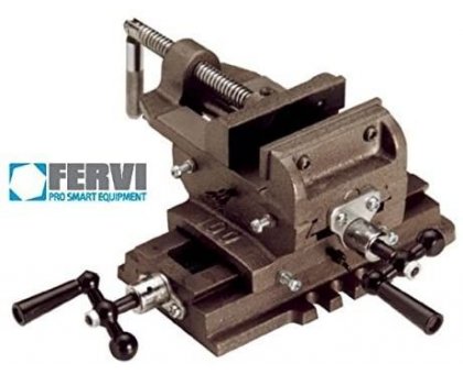 Morsa a croce larghezza ganasce mm 125 FERVI 0188/125
