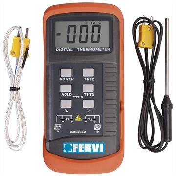 Misuratore di temperatura digitale portatile FERVI T063