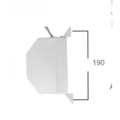 Avvolgitore a bandiera da mt 6 ricoperto con cintino tapparelle