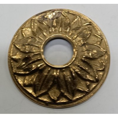 Rosetta artistica in ottone per rubinetti fontana foro 3/4'