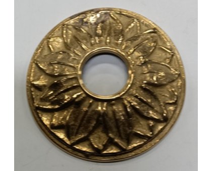 Rosetta artistica in ottone per rubinetti fontana foro 3/4'