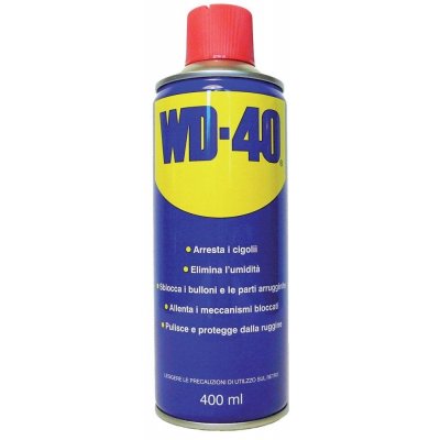 WD40 Lubrificante, Anticorrosivo e Sbloccante, Trasparente, 400 ml