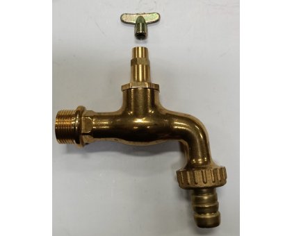 Rubinetto portagomma con chiave levabile filetto 3/4'
