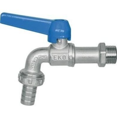 Rubinetto a sfera da 3/4' EKO con portagomma tipo pesante