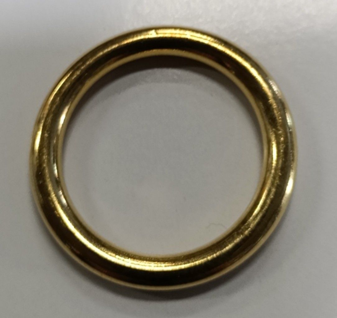 Anello tubolare in ottone mm 27-36