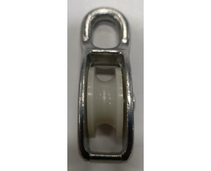 Carrucola nylon d. 30 mm con supporto ad occhiello
