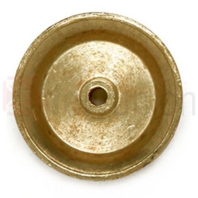 Carrucola in lega leggera d. mm 60 con gola tonda