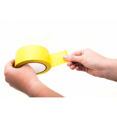 Nastro segnaletico adesivo Giallo mm 50 x mt 33