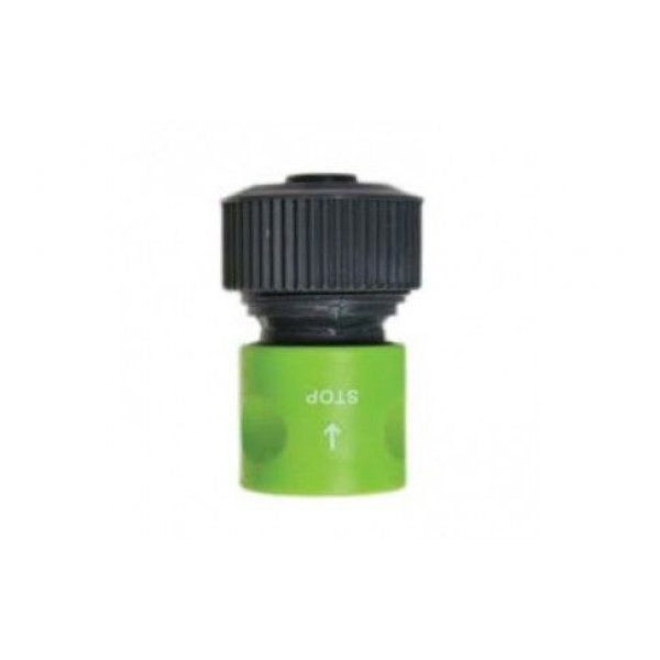 Raccordo rapido portagomma in plastica per tubo Ø 19 mm con ACQUASTOP