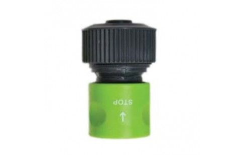 Raccordo rapido portagomma in plastica per tubo Ø 19 mm con ACQUASTOP