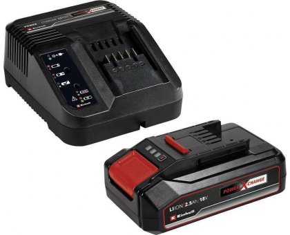 Caricabatteria con Batteria al Litio, 2.5 Ah Li-Ion POWER-XCHANGE EINHELL 4512097