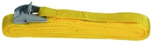 Set 2 cinghie con fibbia mm 25 x 4,5 mt in poliestere resistente Kg 100 MAURER