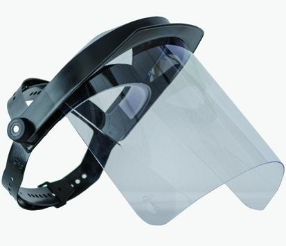 Visiera protettiva in policarbonato ribaltabile EN-166
