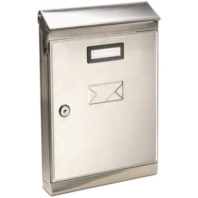 Cassetta posta in acciaio inox per lettere BIG cm 32x22x7.5