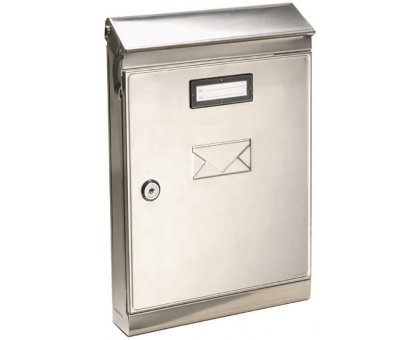 Cassetta posta in acciaio inox per lettere BIG cm 32x22x7.5
