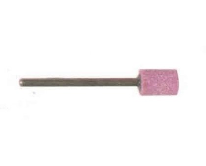 Mola abrasiva CILINDRICA mm 3 x 6 gambo mm 6 al corindone rosa