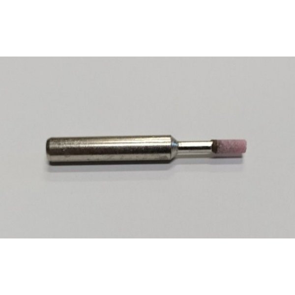 Mola abrasiva CILINDRICA mm  3 x  6 gambo mm 6 al corindone rosa