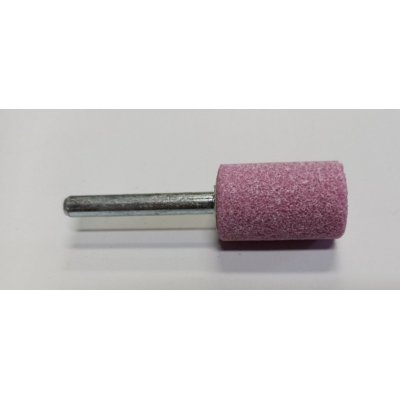 Mola abrasiva CILINDRICA mm 20 x 30 gambo mm 6 al corindone rosa