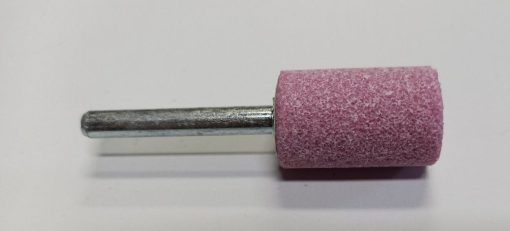 Mola abrasiva CILINDRICA mm 20 x 30 gambo mm 6 al corindone rosa
