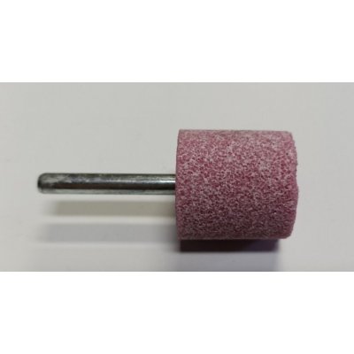 Mola abrasiva CILINDRICA mm 30 x 30 gambo mm 6 al corindone rosa