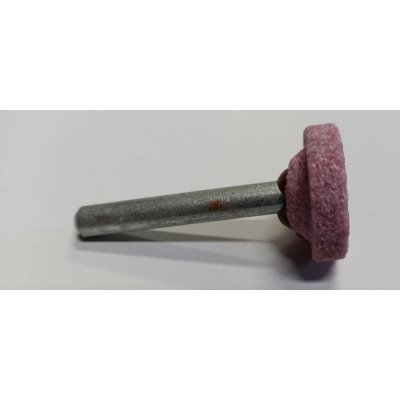 Mola abrasiva CILINDRICA mm 25 x 6 gambo mm 6 al corindone rosa
