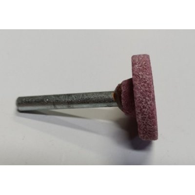 Mola abrasiva CILINDRICA mm 30 x 6 gambo mm 6 al corindone rosa