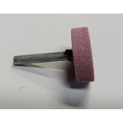 Mola abrasiva CILINDRICA mm 35 x 10 gambo mm 6 al corindone rosa