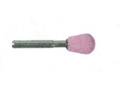 Mola abrasiva SAGOMATA mm 15 x 20 gambo mm 6 al corindone rosa