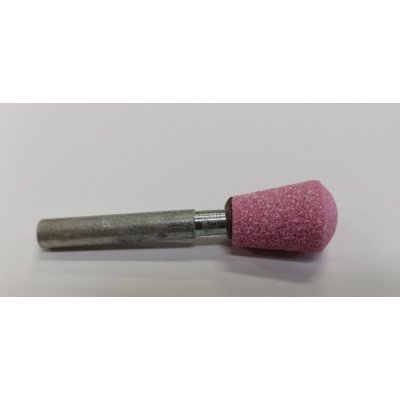 Mola abrasiva SAGOMATA mm 15 x 20 gambo mm 6 al corindone rosa