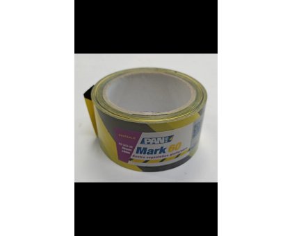 Nastro segnaletico adesivo Giallo/Nero mm 50 x mt 50