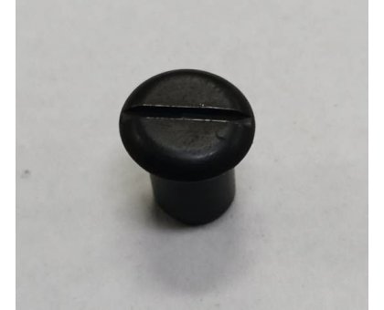 Dado cieco filetto 8 ma cilindrico zincato NERO