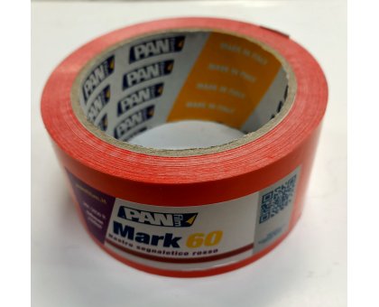 Nastro segnaletico adesivo Rosso mm 50 x mt 50
