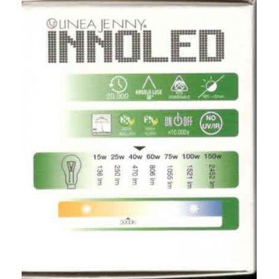 Lampada dicroica LED attacco GU10 6 w vetro