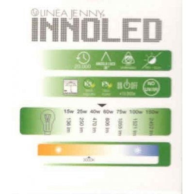 Lampada dicroica LED attacco GU10 7 w vetro