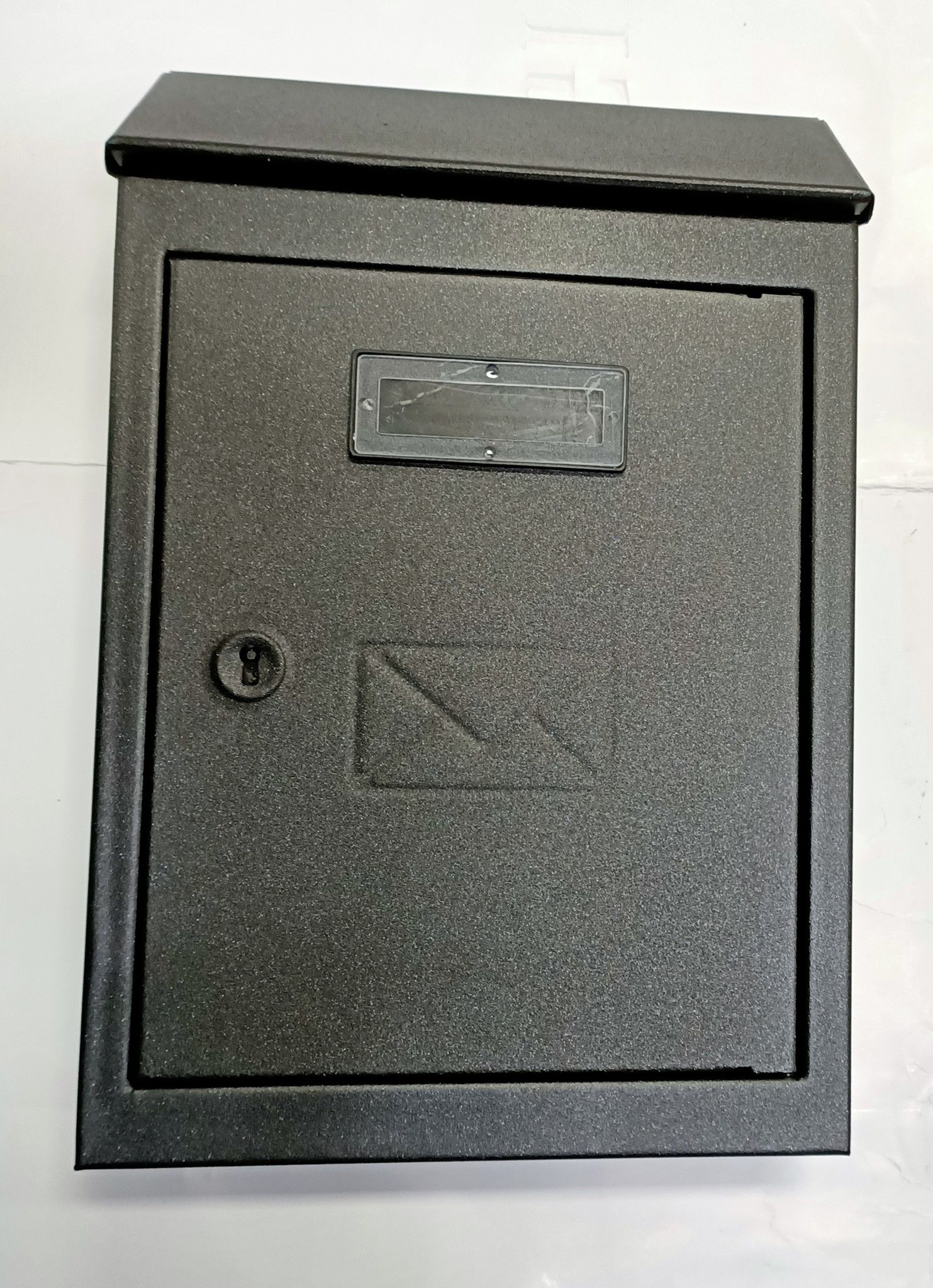 Cassetta per posta in acciaio NERO tipo medio cm 30x20x6