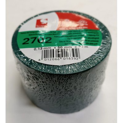 Nastro isolante mm 50 x mt 25 VERDE in PVC autoestinguente