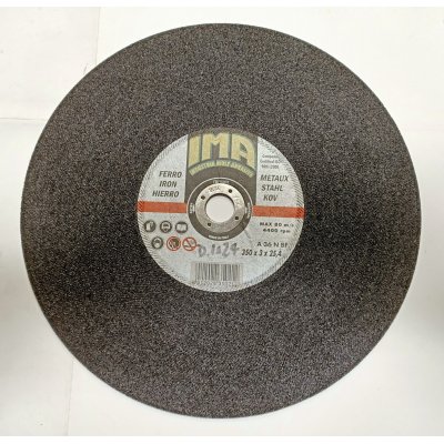 Disco abrasivo per taglio metalli d. 350x3,0 foro 25,4