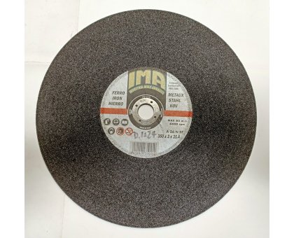 Disco abrasivo per taglio metalli d. 350x3,0 foro 25,4