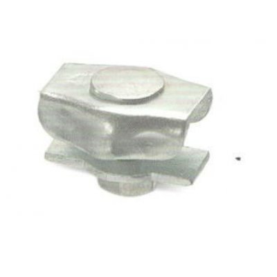Morsetto "SIMPLEX" per fune mm 4 in acciaio zincato